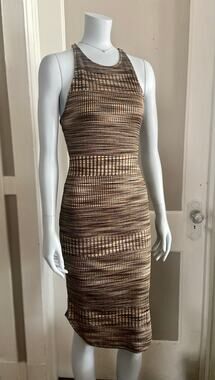 Urban Outfitters: ECOTE Brown/Black Bodycon Tank Dress sz S